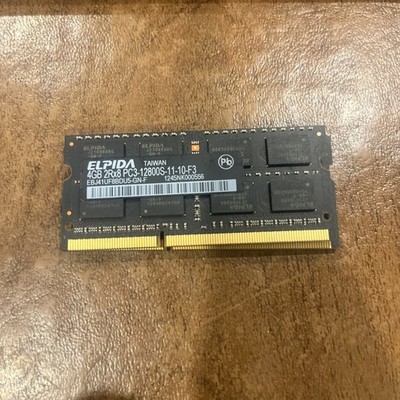 ELPIDA 4GB 2Rx8 PC3-12800S Laptop RAM Memory EBJ41UF8BDU5-GN-F 
