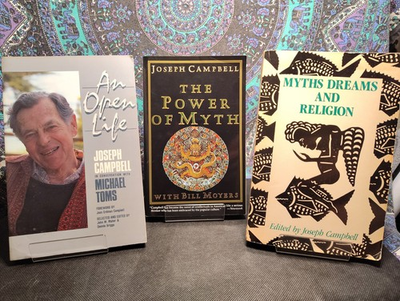 #ad Joseph Campbell Lot Power of Myth An Open Life Myths Dreams and Religion $16.00