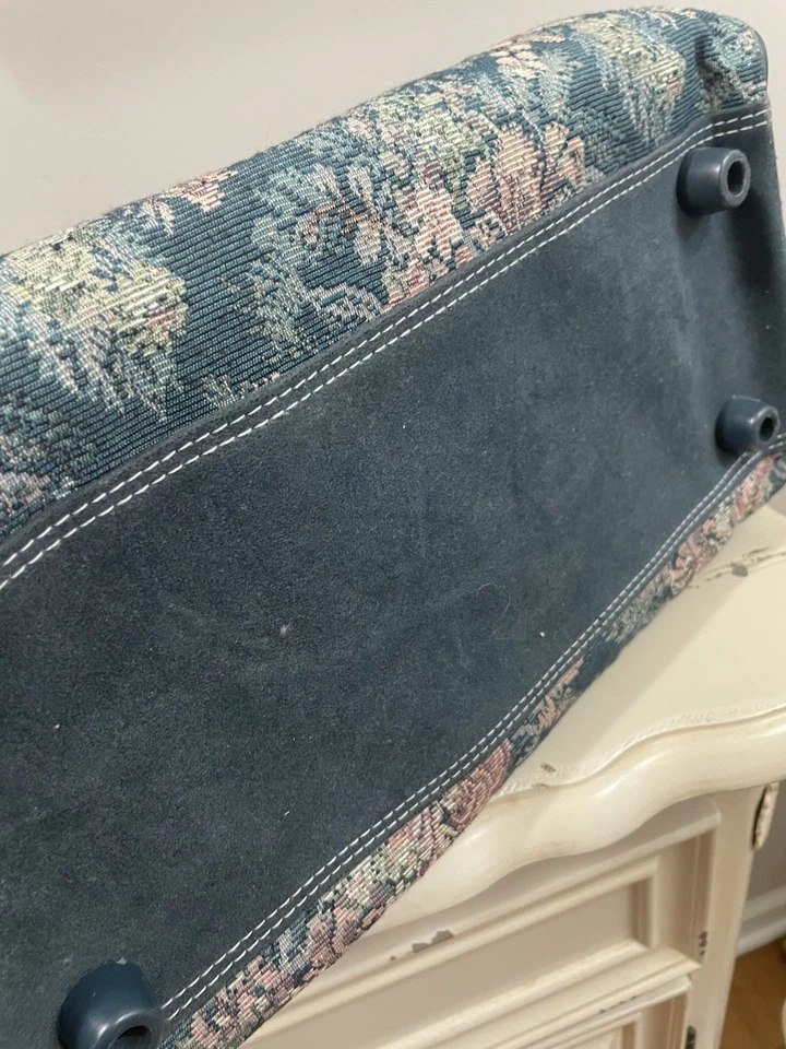 Bolso de Viaje Atlántico Vintage Tapiz Floral Llevar para Pasar la Noche Bolso Maleta Cerradura Foto 4 de 4