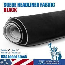 For Dodge Ram 2500 Black Suede Headliner Fabric With Foam Back Replace Material