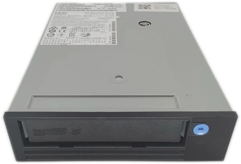 IBM Quantum LTO-5 46X9553/12X5248 Internal Tape Drive 1.5TB Fibre Channel - Image 2 of 4