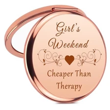 Girls Weekend Gift Best Friends Friendship Gift for Women Compact Mirror Girls 