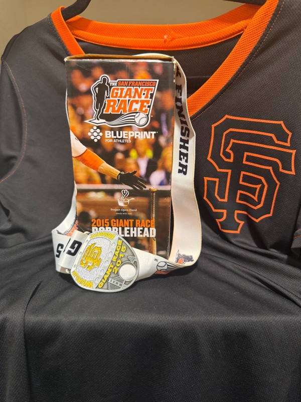 Hunter Pence New 2015 San Francisco Giant Race Bobblehead.