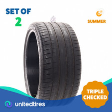 Set Of 2 Used 31530zr22 Michelin Pilot Sport 4 S 107y - 6.532 Set Of 2 Used 31530zr22 Michelin Pilot Sport 4 S 107y - 6.532