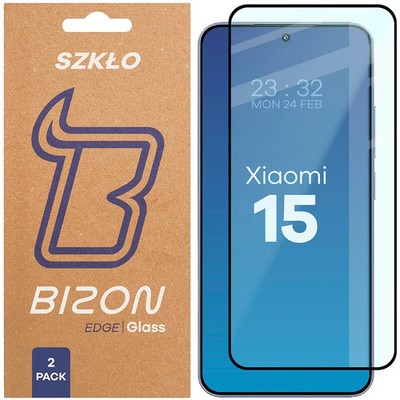 2x Schutzglas für Xiaomi 15 Bizon Displayschutzglas Hartglas Handyglas Glas