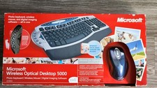 Microsoft Wireless Optical Desktop 5000 Keyboard Mouse Digital Image 2006 NIB