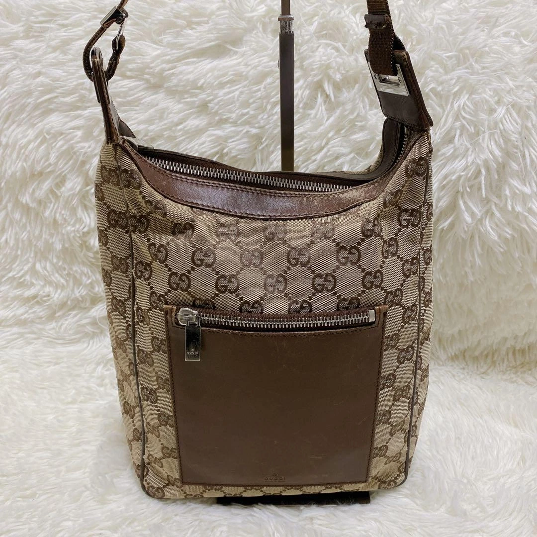 Sac à main en toile Gucci Gg 019 0537 sac à bandoulière
