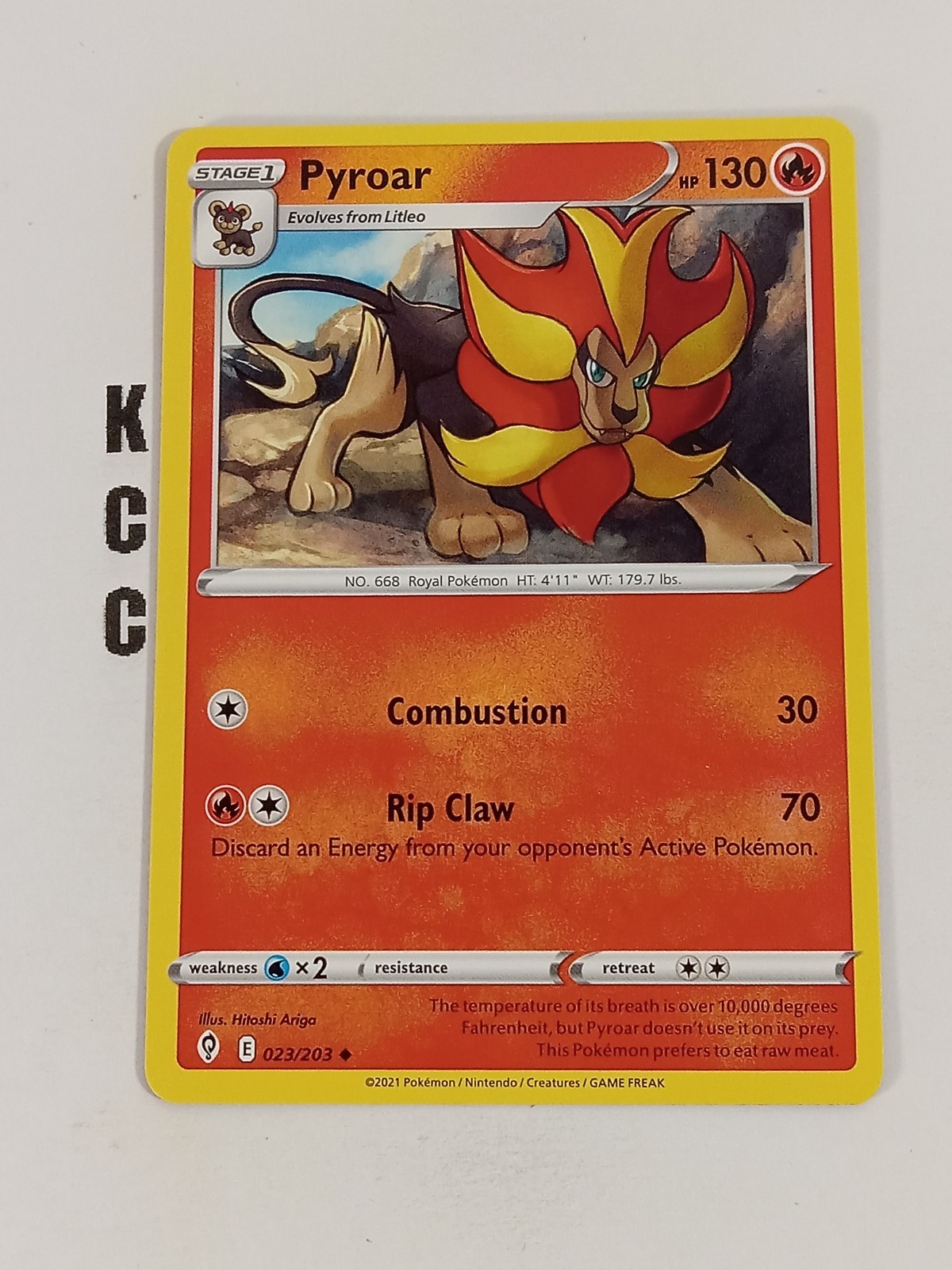 Pyroar 023/203 Regular Evolving Skies Pokemon TCG