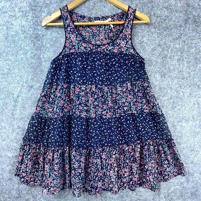 Kimchi Blue Dress Womens Small Navy Pink Ditsy Floral Tiered Flowy Summery | eBay Kimchi Blue Dress Womens Small Navy Pink Ditsy Floral Tiered Flowy Summery | eBay