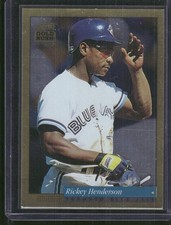 1993 Score Gold Rush #35 Rickey Henderson Toronto Blue Jays SM530