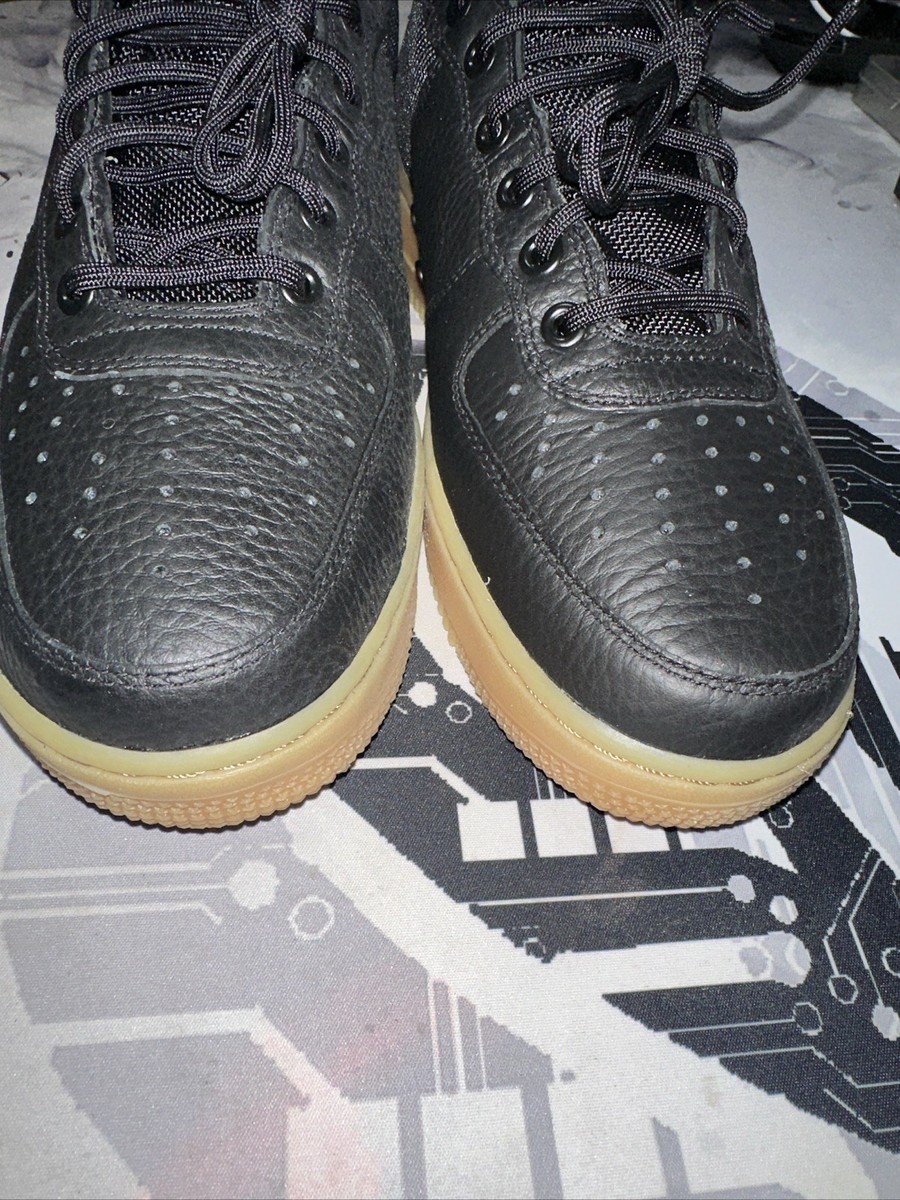 Nike SF Air Force 1 Mid Shoes Mens Size 10 Black Gum Retro Athletic Lace Sneaker Size 10 - Nike SF Air Force 1 Mid Black Gum for sale online  main image 3