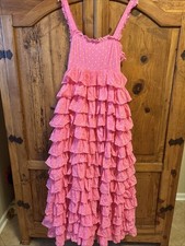 Love Shack Fancy Tiered Sleeveless Dress Size 8