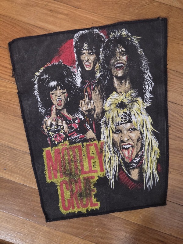 MOTLEY CRUE Shout at the Devil Jacket Backpatch Original 1984 Helter Skelter