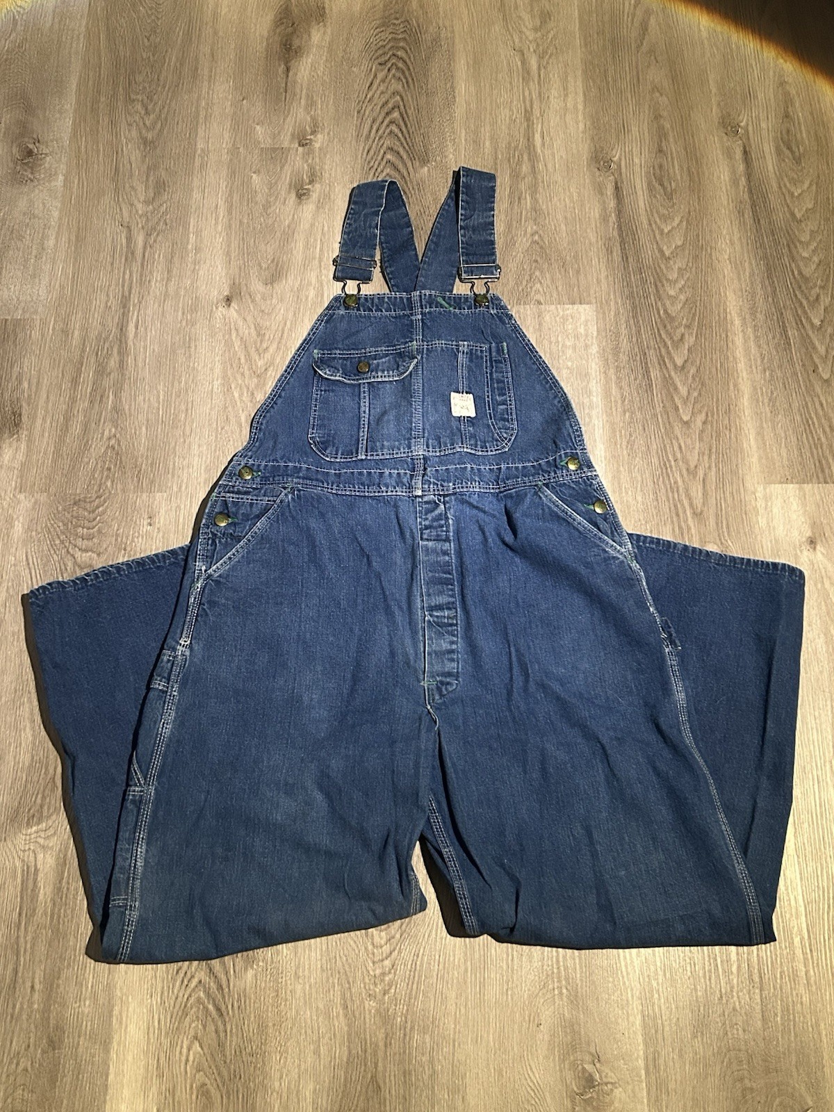True VTG Pointer Brand Carpenter Overalls Donut B… - image 2