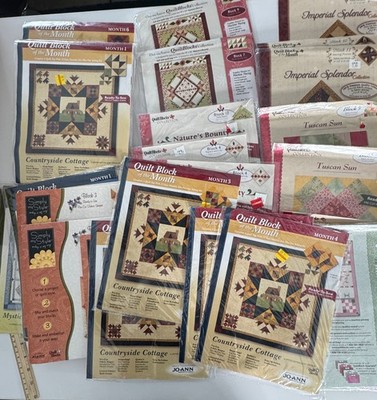Joann Fabrics Quilt Block of the Month Choose Your Own Mix & Match Save $$$