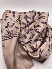 SUNKYUNG SA Satin Korea Country Open Gold Womens Scarf 52"x 10"