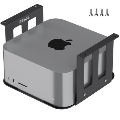 IFCASE Aluminum Under Desk Mount for Mac Studio M4 M3 M2 M1 Max, Ultra with A...