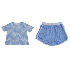 Limited Too Girls Easy Fit Active Short Sleeve  Mesh Shorts Set L 12/14 