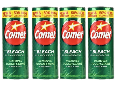 21 oz. All Purpose Abrasive Powder Cleaner with Bleach, Lemon (4-Pack)