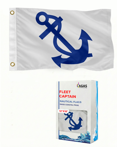 AGAS 12x18in Yacht Club Officers Flag– 200D Nylon - Multi Size Variation - Picture 67 of 128