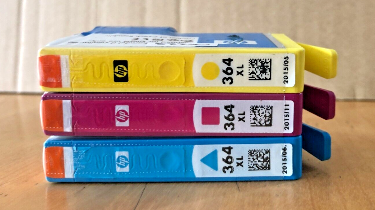 Genuine HP 364 XL Ink Multipack - CYAN + MAGENTA + YELLOW (INC VAT)
