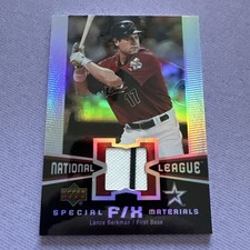 2006 Upper Deck Special F/X Materials National League #SM-LB Lance Berkman
