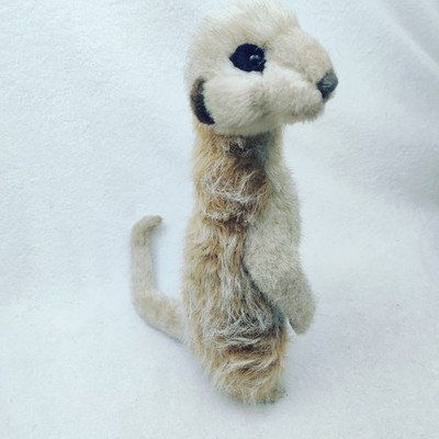 Hansa Meerkat Sitting Stuffed Plush realistic Toy 14''
