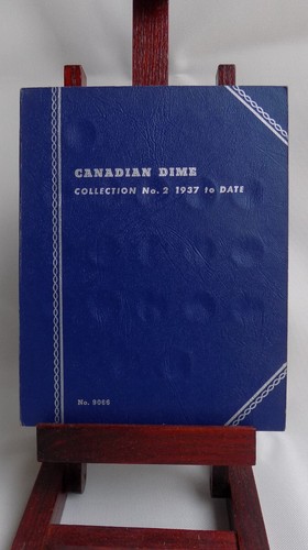 Whitman Canadian Dime Collection #2 (1937-Date) – Vintage Coin Folder No. 9066