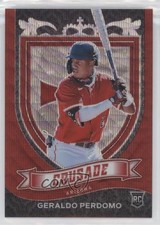 2021 Panini Chronicles Crusade Ruby Wave Prizm 141/199 Geraldo Perdomo #8 0i4k