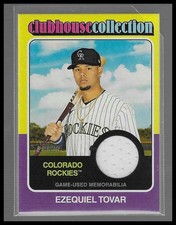 Topps Heritage Baseball - Clubhouse Collection #CCR-ET Ezequiel Tovar Near Mint