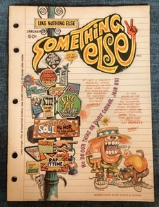 Something Else (Like Nothing Else) #1 Counterculture Satirical Humor Zine 1971