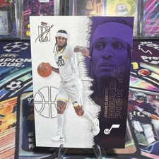 Topps Rookie Jordan Clarkson Utah Jazz Signature Class Round Pick Card C 2024-25. rookie card picture