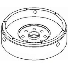 Flywheel & Ring Gear 3218731r92 Fits Case/international Harvester Ih Tractor 686