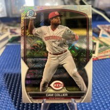 2023 Bowman Chrome Mega Box Cam Collier #BCP-239 Mojo Reds Prospect