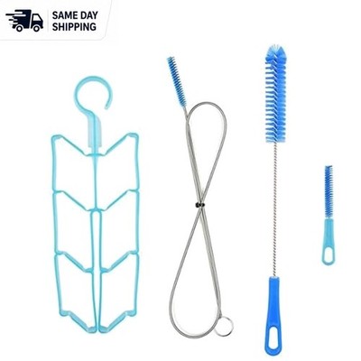 Effortless Hydration System Maintenance: Durable Blue Cleaning Kit, 4 Tools