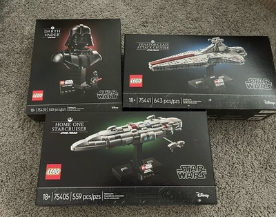 LEGO Star Wars Starship Collection Venator Vader Home One 75441 75405 75439 NIB