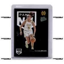 2025 Panini NSCC VIP Silver Packs - Black #NIL19 Olivia Miles Rookie 1/1