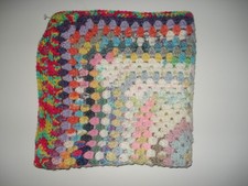 Lovely Hand crochet baby blanket in Multi colours
