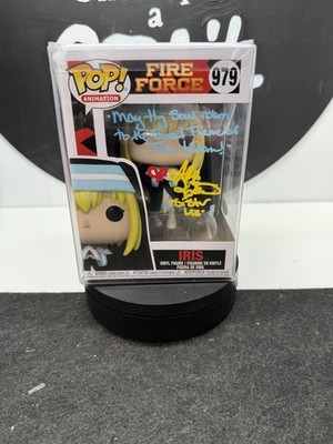 JSA COA Signed Fire Force Anime Funko Pop Iris 979 Alexis Tipton