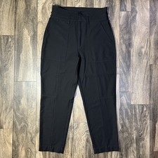 Banana Republic Refined Utility Pants Women's 10 Black Slim Taper Trouser EUC