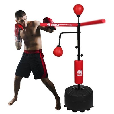 Pro Boxing Training Set - Adjustable 82-Inch Spinning Bar with