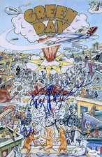 Green Day Autographed Signed 11x17 Photo Billie Joe Tre Cool Mike Dirnt ACOA