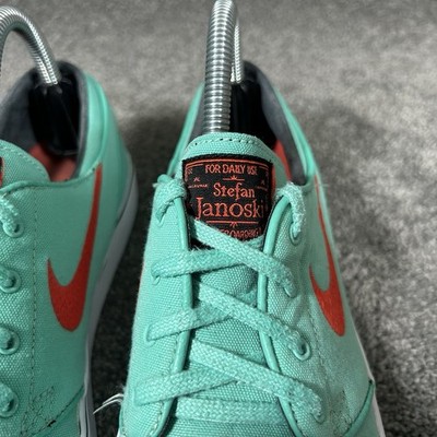 Nike SB Zoom Stefan Janoski 615957-300 Mens Size 7 Mint Green Skate Shoes Used Nike SB Zoom Stefan Janoski 615957-300 Mens Size 7 Mint  main image 2