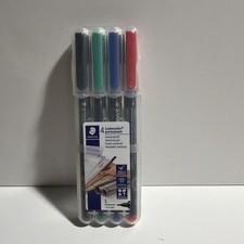 Staedtler Lumocolor Permanent Special Marker 0.4mm S 313 WP4 Made In Germany