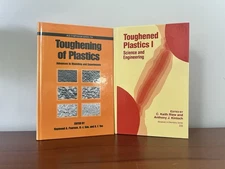 Lot Of 2 Toughened Plastics Books Advances in Modeling And Experiments