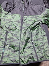 Champion Jacket Youth 12-14 Zip Up Green And Black