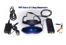 SONY GLASSTRON PLM-A55 FPV A/V Personal LCD Monitor Home Theater Video Glasses