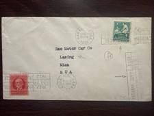 1cuba  TRAVELED COVER 1939 YEAR TUBERCULOSIS TB NURSE MALARIA HEALTH MEDICINE