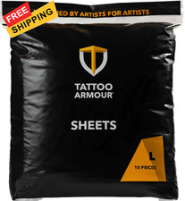TATTOO ARMOUR sheets Large Large, Black