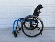 TIlite ZRA Titanium Rigid wheelchair 18" wide seat